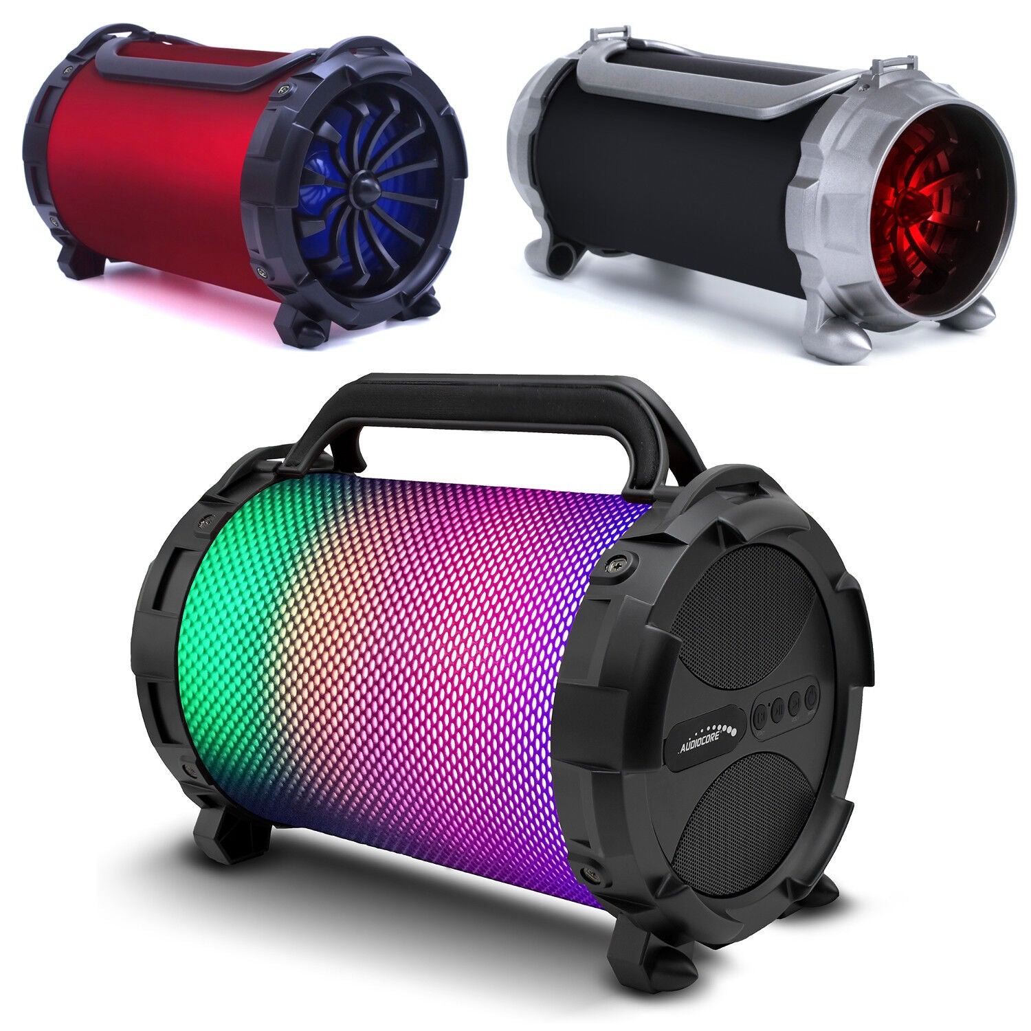 Altoparlante Portatile Bluethooth Illuminazione Festa Box Musica 100 W AUX USB
