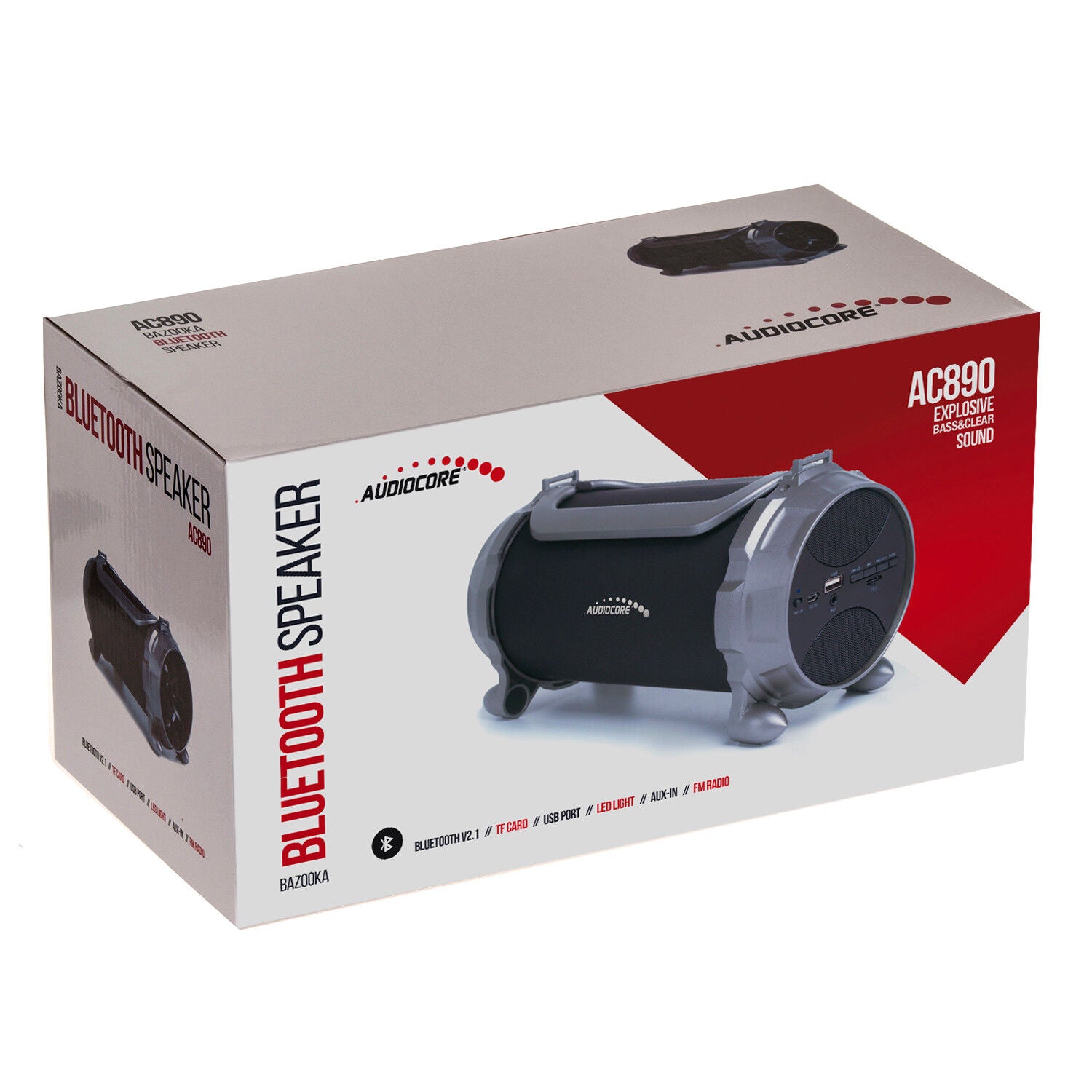 Altoparlante Portatile Bluethooth Illuminazione Festa Box Musica 100 W AUX USB